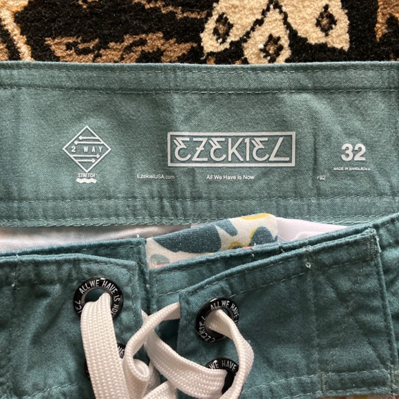 Men's Ezekiel Blue Trader 18 Board Shorts - Picture 5 of 7